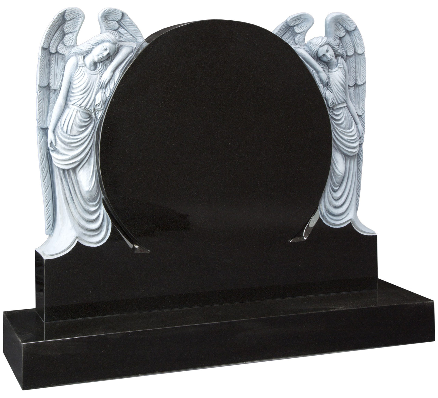 Circular Memorial With Angels (WG81)