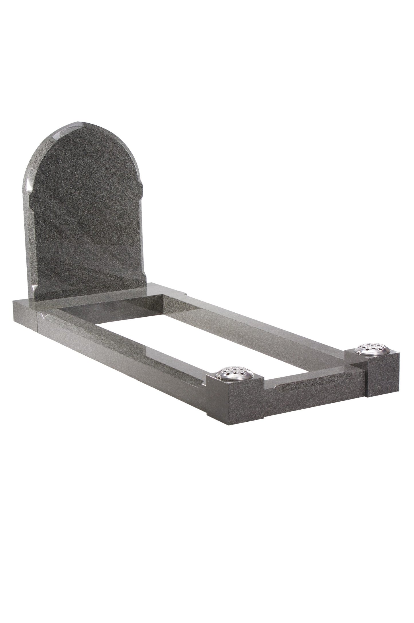 Flint Grey Traditional Kerb set and Headstone (WG110)