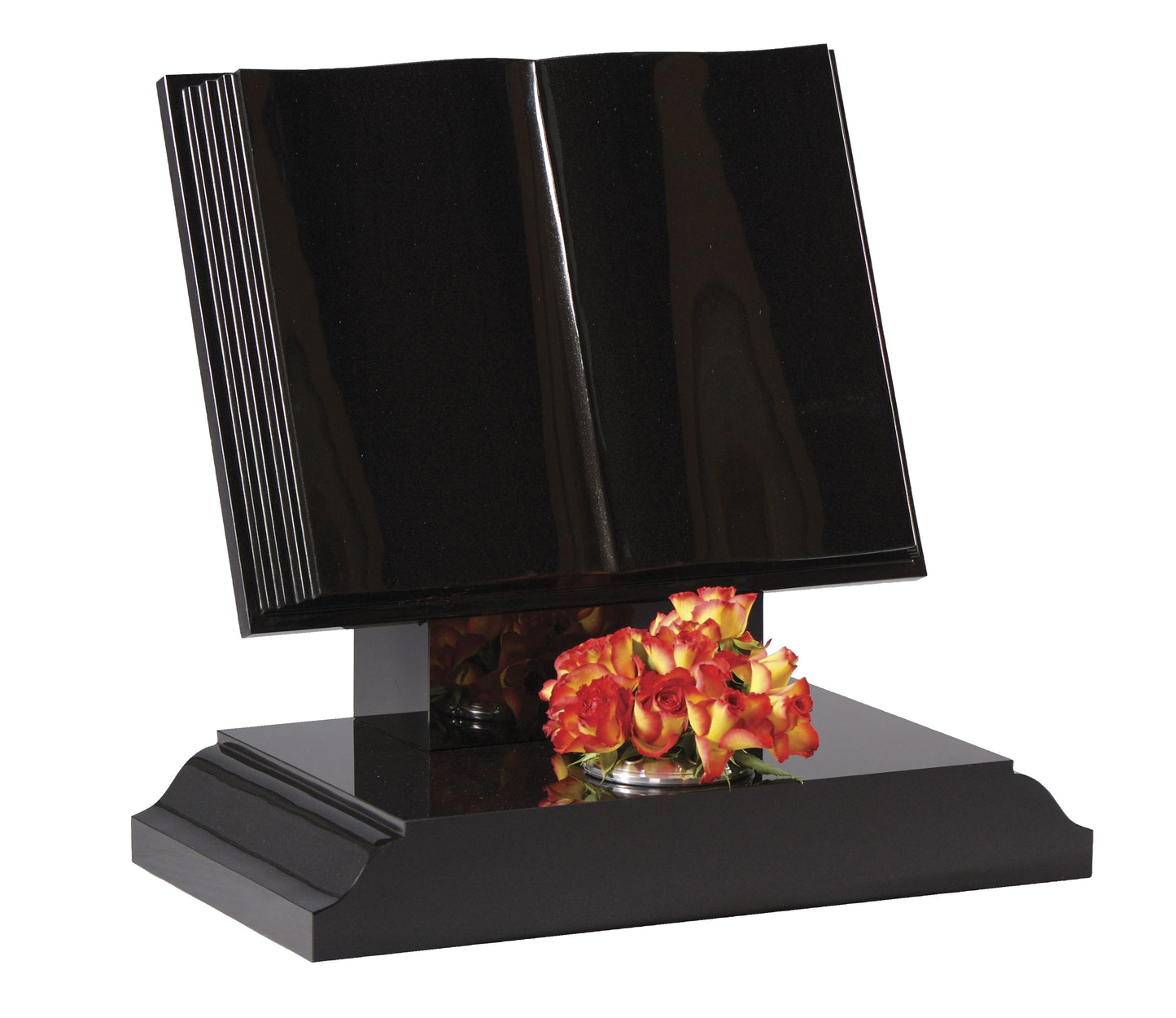 Black Granite bookset with page edges (WG134)