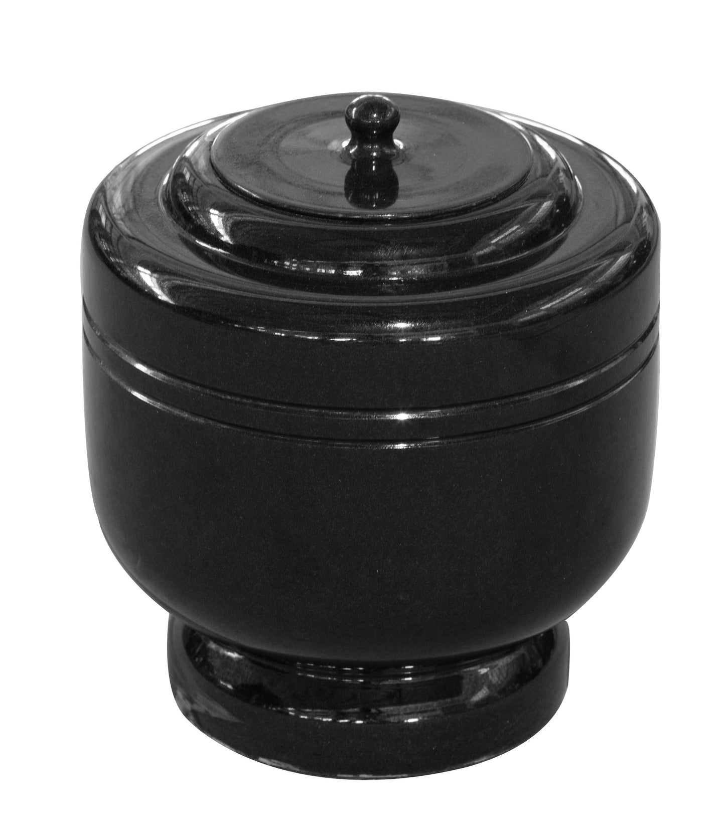 Black granite Urn (ET175)